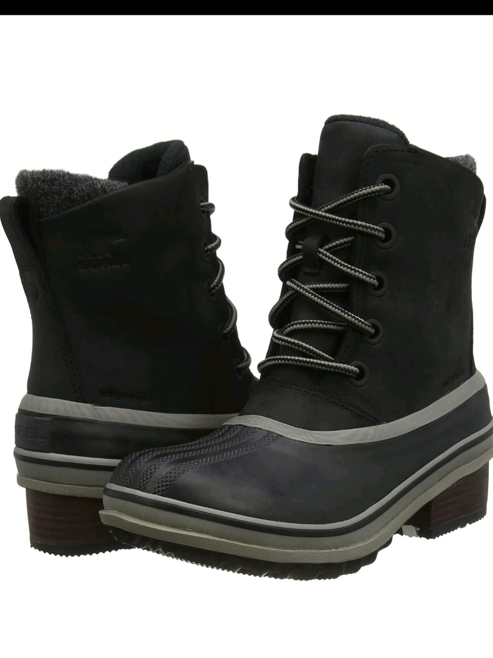 Sorel Slimpack III Lace WP Boots Waterproof Leather, New!